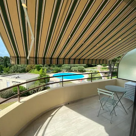 Horizon - Sea View - Pool- Air Conditioner - Kitchen - Wifi -tv Train - Bus - Apartment Villeneuve-Loubet